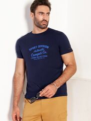 Футболка из премиального хлопка с авторским принтом  U49.033 (108941)