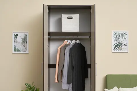 Шкаф 2-х створчатый Фиеста венге / лоредо