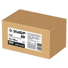 ЗУБР ГОСТ 4028-63, 90 x 3.5 мм, цинк, 1 кг, строительные гвозди (305031-35-090)