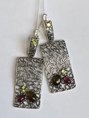 Тисса (серьги  из серебра)