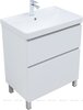 Aquanet 344122 Компл.2 - Тумба Вега 70 напольная 2 ящ. цв. белый глянец (344122)
