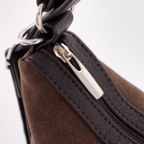 Рюкзак Саломея 1059 эко-замша шоколад