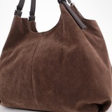 Сумка Саломея 456 эко-замша шоколад