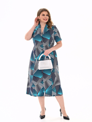 4536 Халат на пуговицах