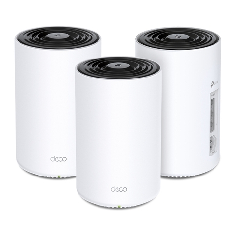 Mesh Wi-Fi система TP-Link Deco PX50 (3-pack) AX3000, Wi-Fi 6, с поддержкой Powerline G1500