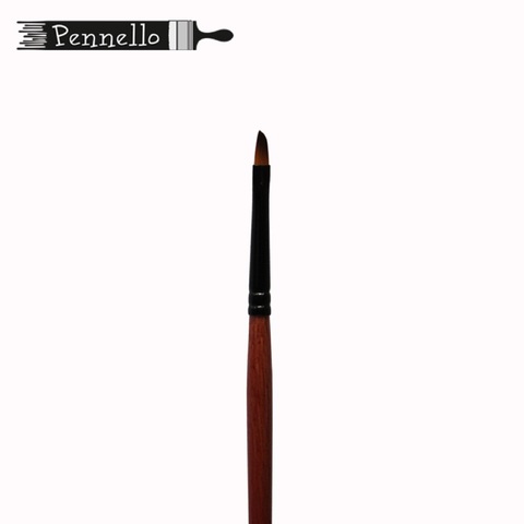 кисть Pennello синтетика скошенная №0 короткая ручка