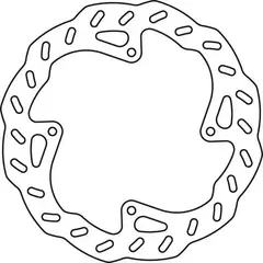 Диск тормозной задний SX85 11 1524R3
