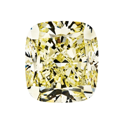 Бриллиант Fancy Light Yellow VVS1 Антик 0,33 карата 4,5 х 3,5 мм