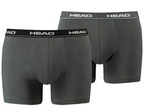 Боксерки теннисные Head Mens Boxer 2Pack - grey/white/black