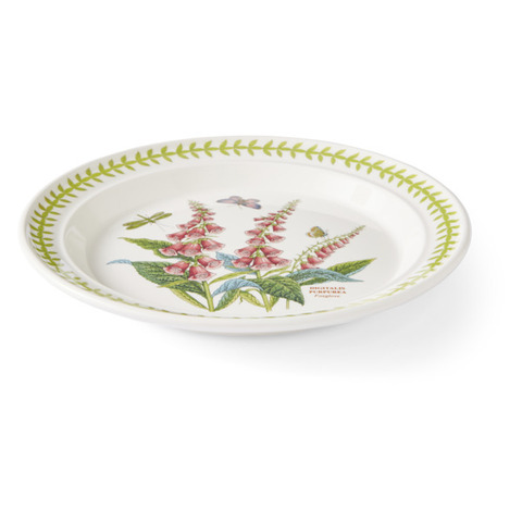 Тарелка обеденная Portmeirion Ботанический сад Летний луг Наперстянка 25,5 см, фаянс