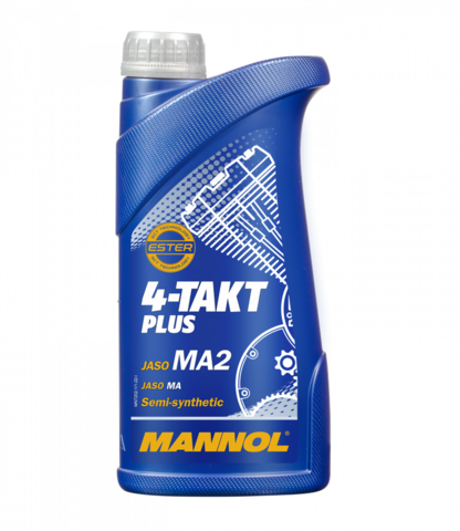МОТОРНОЕ МАСЛО MANNOL 4-TAKT PLUS 10W-40 MN7202-1 (ПОЛУСИНТЕТИКА) (1400)