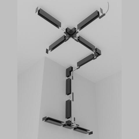 Соединитель T-образный для магнитного шинопровода Favourite Logica 1013-CT-001