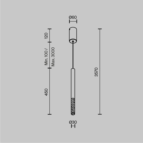Подвесной светодиодный светильник Maytoni Pro Shade MOD157PL-L6WK