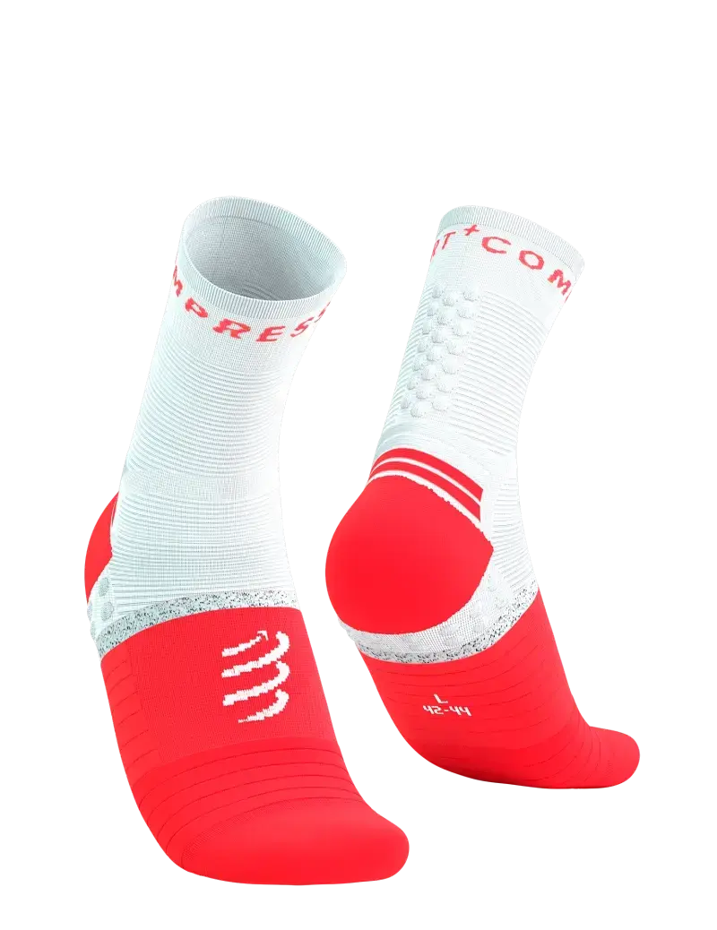 Носки Pro Marathon V2.0 FLUO RED/WHITE