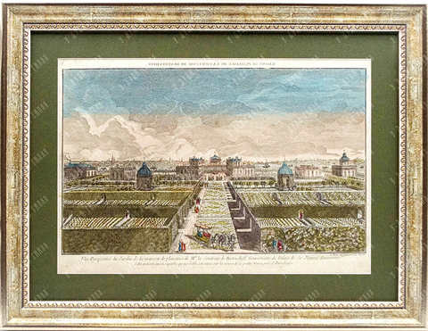 Дворец развлечений графини Бестужевой. Гравюра по металлу. 1770-е г. Париж.