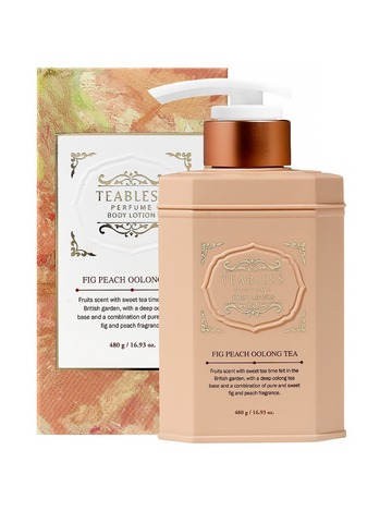 Teabless Fig Peach Oolong Tea Perfume Body Lotion, Парфюмированный лосьон «Инжир, Персик, Улун», 480 гр