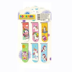 
          Набор магнитных закладок, Alingar, 120х20 мм, "Единорожки", 6шт. европодвес