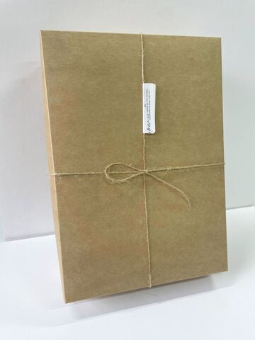 Коробка самосборная одиночная Прямоугольник, 25*35*10 см, Крафт, 1 шт