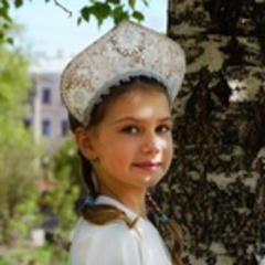 Кокошник ободок Цветы белые