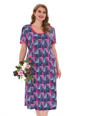 1351В Халат на пуговицах