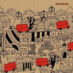 
          Скетчбук 195*195 мм., 40л., Канц-Эксмо, 7БЦ, комбинированные листы, "Безумный город."