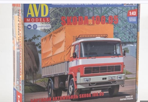 Skoda 100.05 flatbed truck Kit AVD Models 1:43