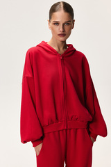 Толстовка на молнии Красный