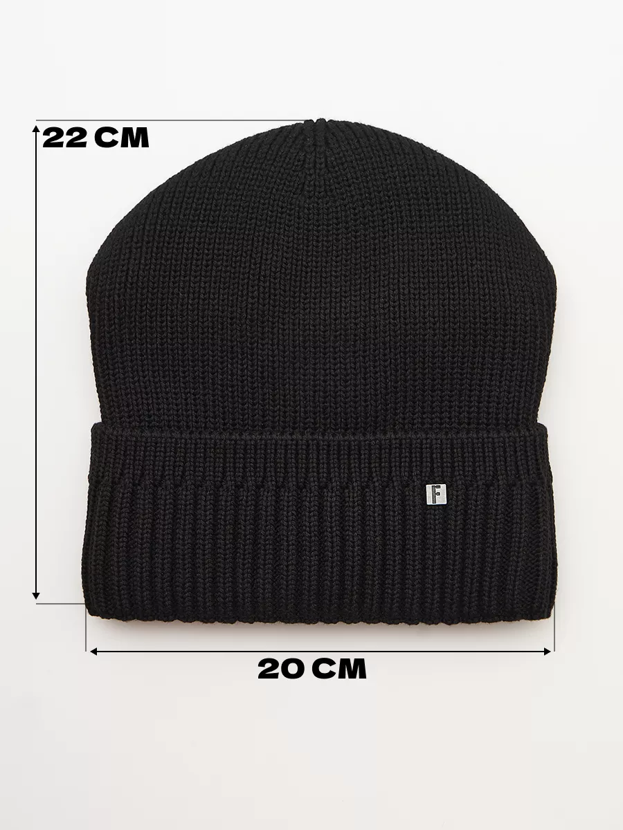 Шапка бини зимняя весенняя с флисом