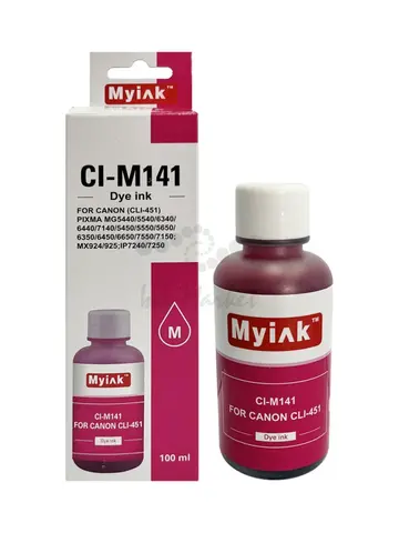 Чернила для CANON CLI-451M (100мл,magenta Dye) CI-M141 Gloria™ MyInk