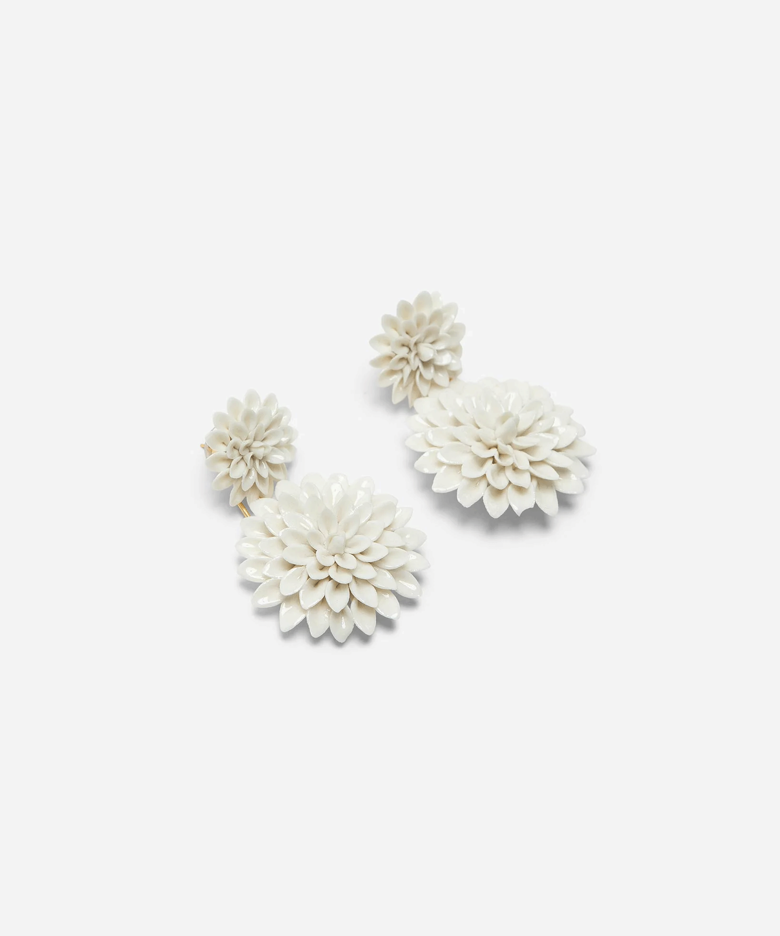 Серьги DALIA DOUBLE WHITE