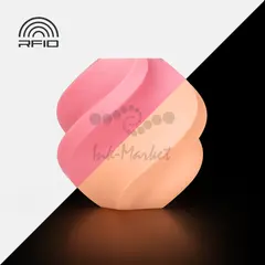 Пластик для 3D-печати Bambu Lab PLA Glow, 1.75 мм, 1 кг, розовый (Glow Pink), на катушке, A12-R0-1.75-1000-SPL