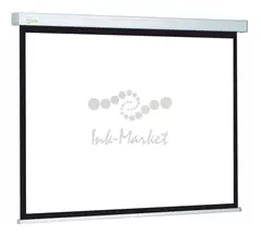 Экран Cactus 127x127см Motoscreen CS-PSM-127X127 1:1 настенно-потолочный рулонный белый (моторизованный привод) — фото 2