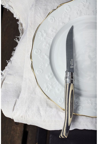 Набор ножей кухонных Opinel Table Chic №10, комплект: 4 шт., дерево, коробка подарочная (001829)