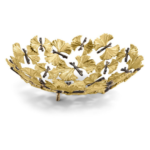 Блюдо 24см Michael Aram Бабочки гинкго