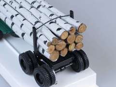 ZIS-5 Timber trailer biaxial with forest birch LOMO-AVM 1:43