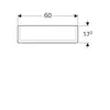Зеркальный шкаф Geberit Option Plus с подсветкой, две двери: B=60см, H=70см, T=17.2см, Тип штекера=CEE 7/16, с зеркальным покрытием снаружи, с зеркальным покрытием внутри и снаружи