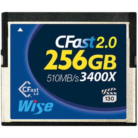 Карта памяти Wise 256GB CFast 2.0 510MB/s VPG-130