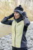 Премиальная куртка для лыж и зимнего бега Nordski Hybrid Hood Black/Yellow женская