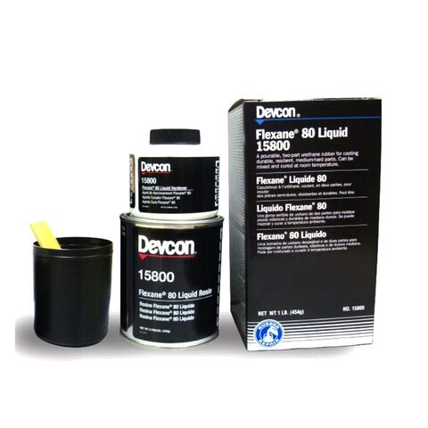 Devcon Flexane Liquid 80 (15800) Девкон Флексан - прочное (ударновязкое) резиновое соединение - 454 г.