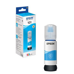 Картридж Epson L101 с голубыми чернилами Epson EcoTank для L4150/L4160/L6160/L6170/L6190. C13T03V24A 70 мл, Dye
