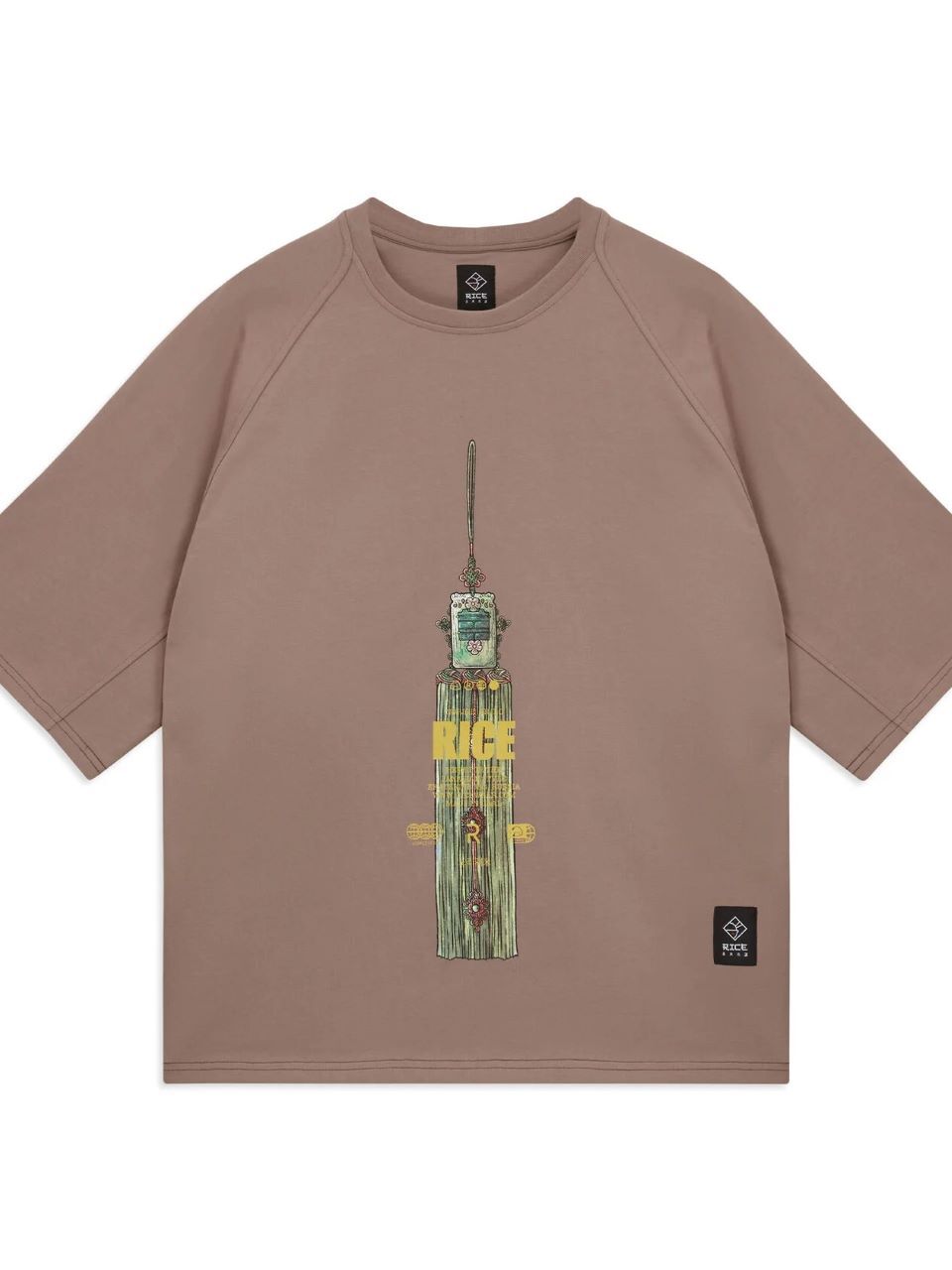 Футболка NORIGAE T-SHIRT бежевая