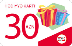 Hədiyyə kartı 30 AZN