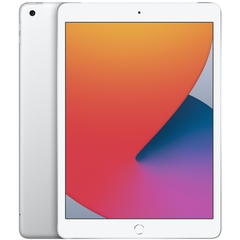 Планшет APPLE 10.2-inch iPad Wi-Fi + Cellular 128GB - Silver (MYMM2RK/A)