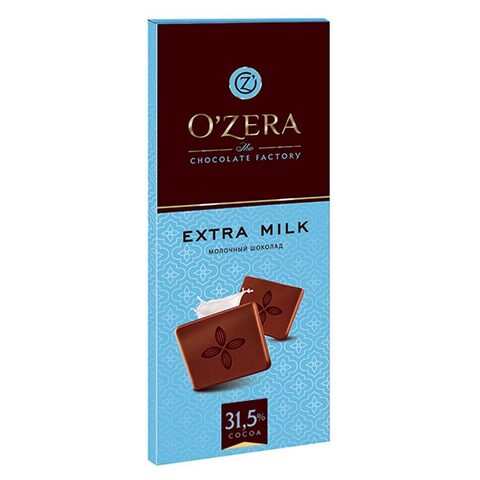 Шоколад Extra milk 31,5% 'O'Zera', 90г