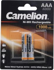 Аккумулятор Camelion NH-AAA1000-2 (1.2V, 1000mAh) NiMH, Size "AAA"
