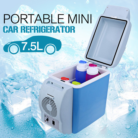 Холодильник автомобильный Portable Electronic Cooling & Warming Refrigerators - 7.5 л – мини автохолодильник