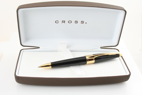 Ручка перьевая Cross Apogee, Black CT, F (AT0126-2FD)