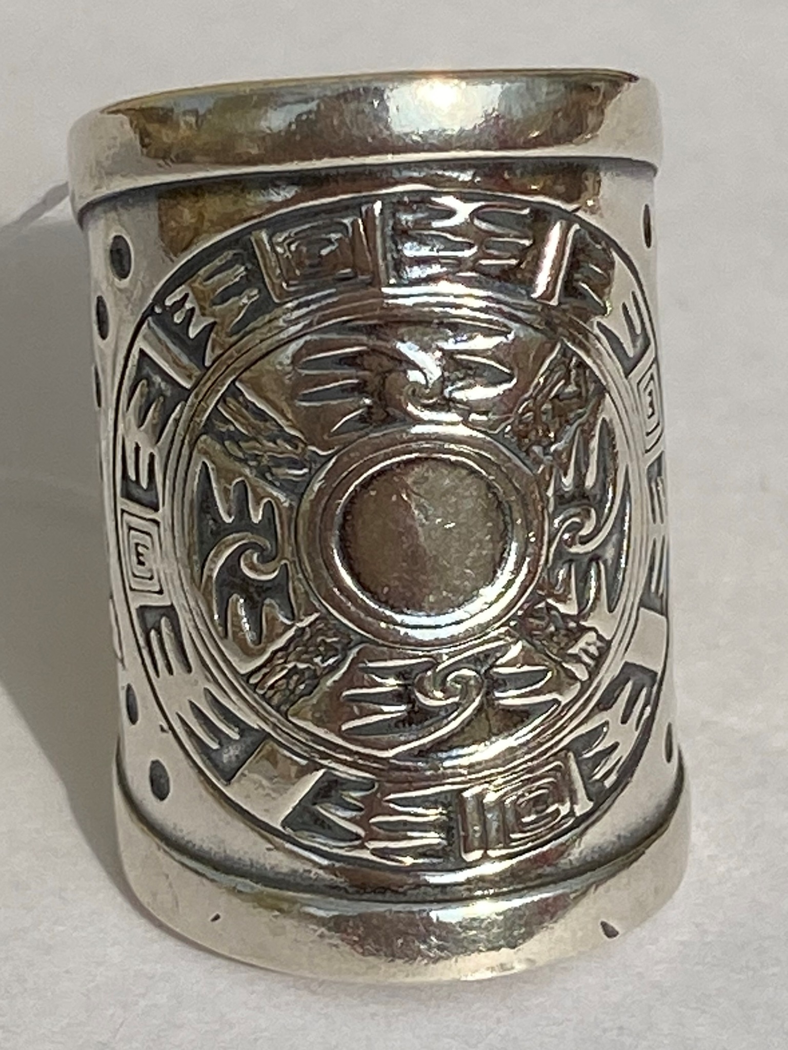 Индейское  (кольцо из серебра)