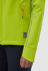Элитный костюм для лыж и зимнего бега Gri Темп 3.0 женский лайм-серый