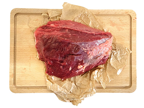 Мякоть лопатки из мраморной говядины, 600г, ВУ, ПОРЦ, ROSSO -з
